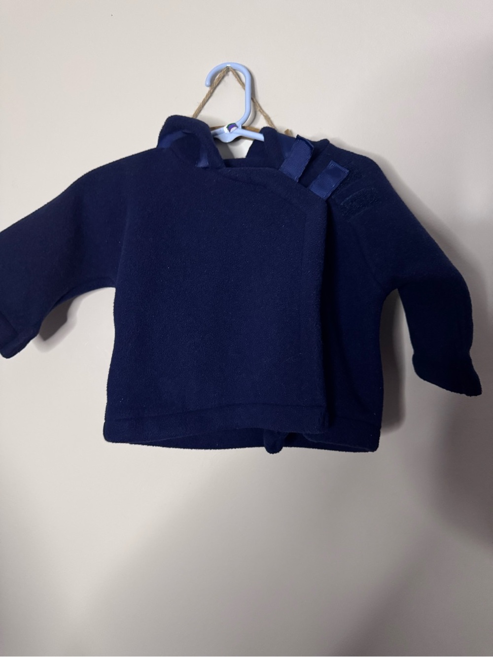 American Widgeon Children's Navy Fleece Pullover Jacket 3m Euc